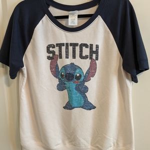 Disney's Stitch jersey tshirt, size XL